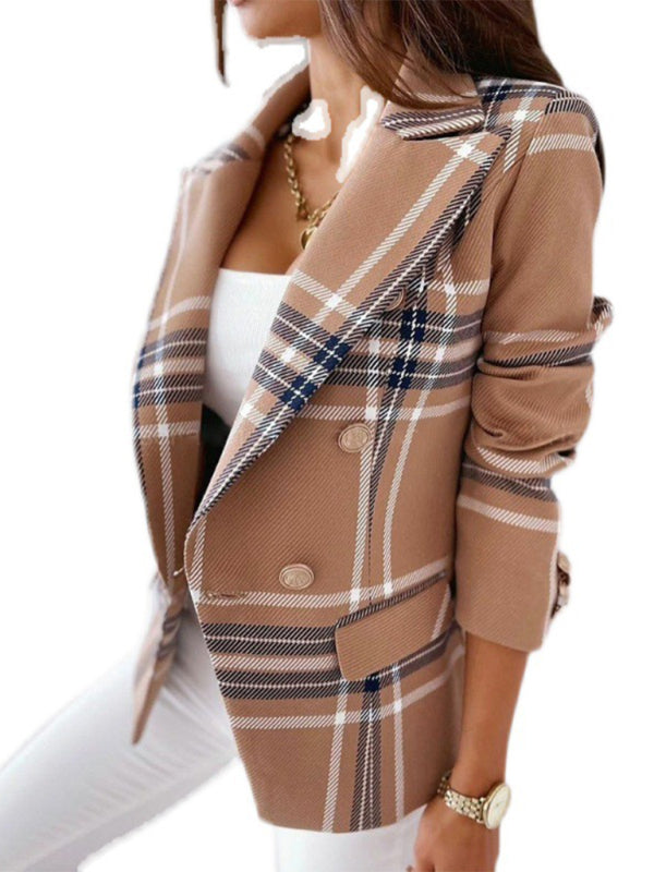 Long Sleeve Fashion Printed Suit Coat